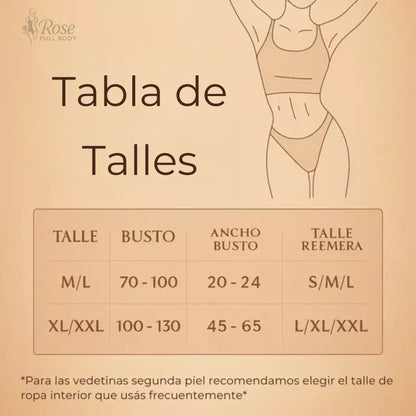 3x1 Body Reductor + Short Faja Moldeador Rose™ de REGALO